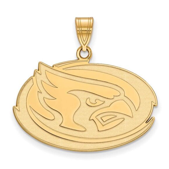 10k Yellow Gold Iowa State Large Pendant